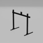 Sim Racing Corner Single Monitor Stand